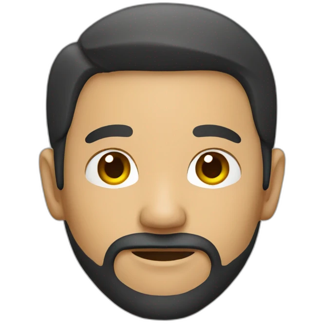 Asian Latino with beard emoji