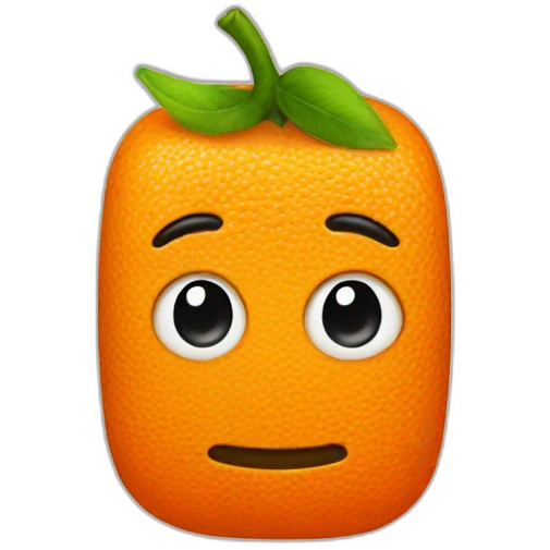 orange squre emoji