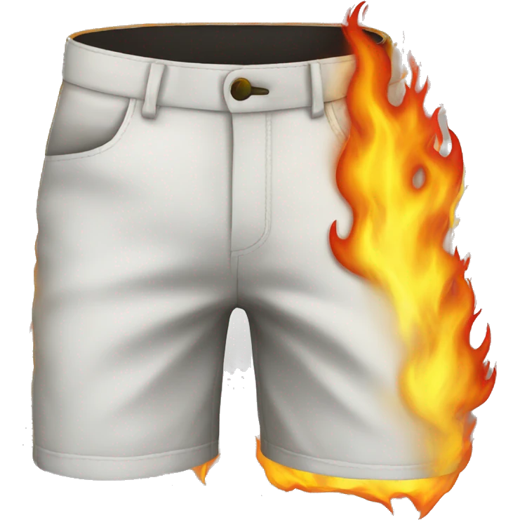Shorts on fire emoji