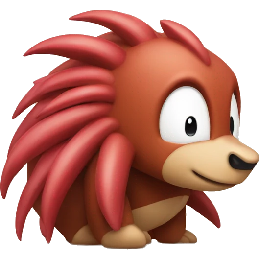 Knuckles the echidna emoji