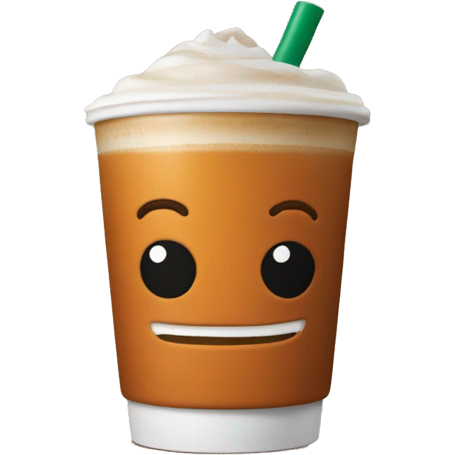 Pumpkin spice latte Starbucks emoji