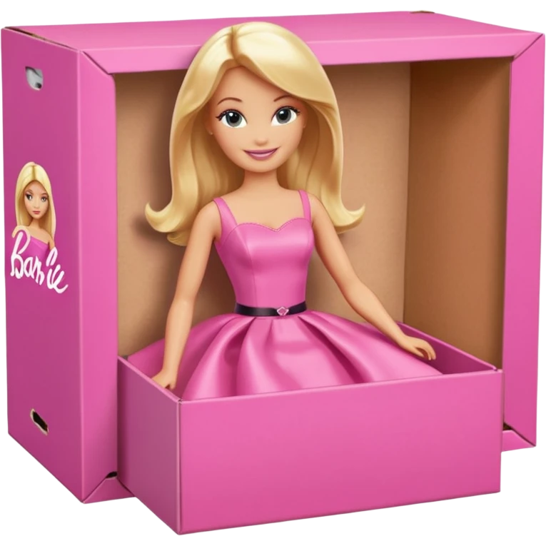 Barbie in a pink box emoji