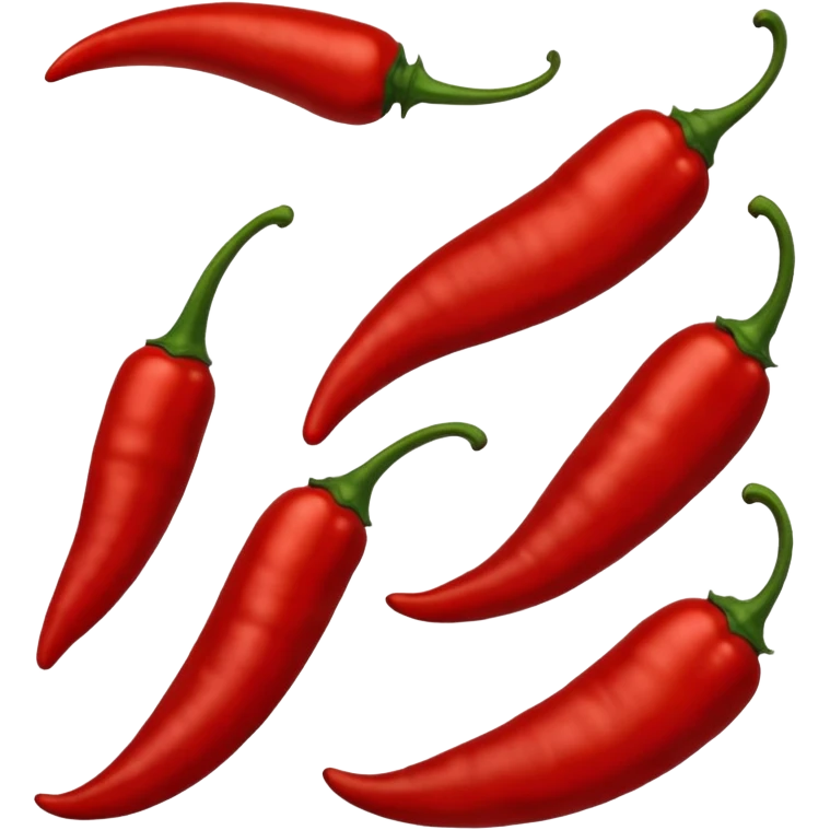one half chili spice emoji