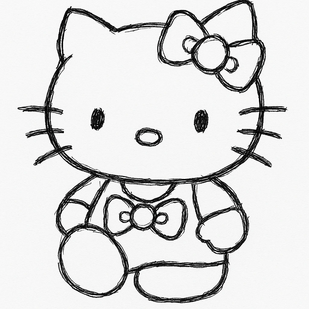 Hello kitty emoji
