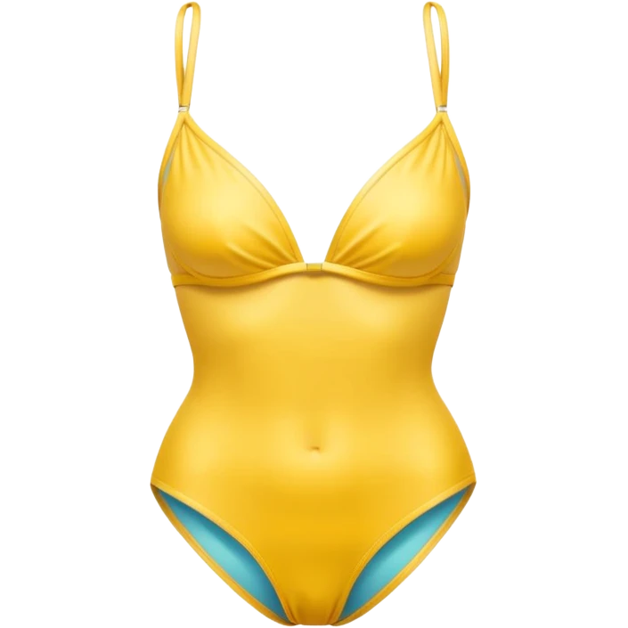 Yellow bikini no girl emoji