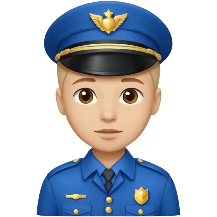 blue uniformed guardian emoji