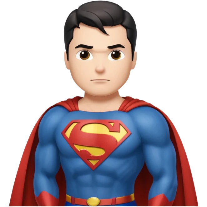 superman with cape emoji