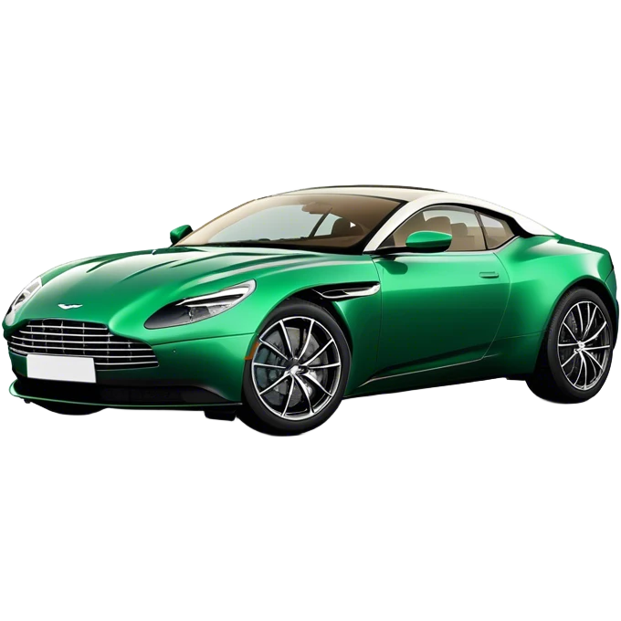 Aston Martin DB11 - Aston Martin (Model Year: 2022) (Iconic colour: Green) emoji
