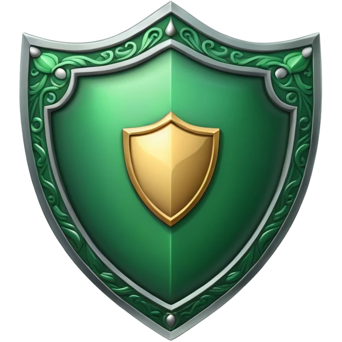Green shield emoji