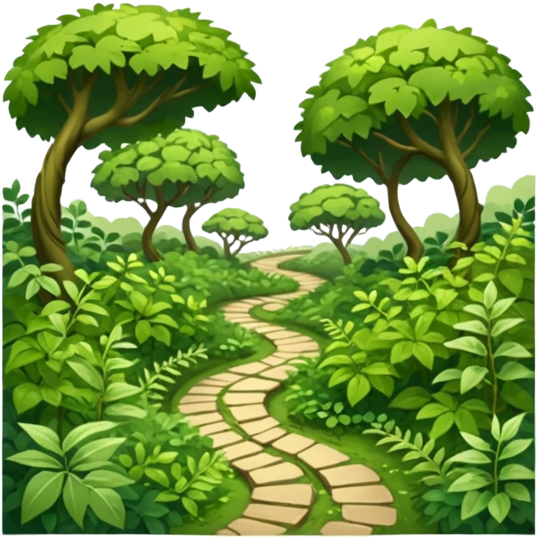 forest path
 emoji