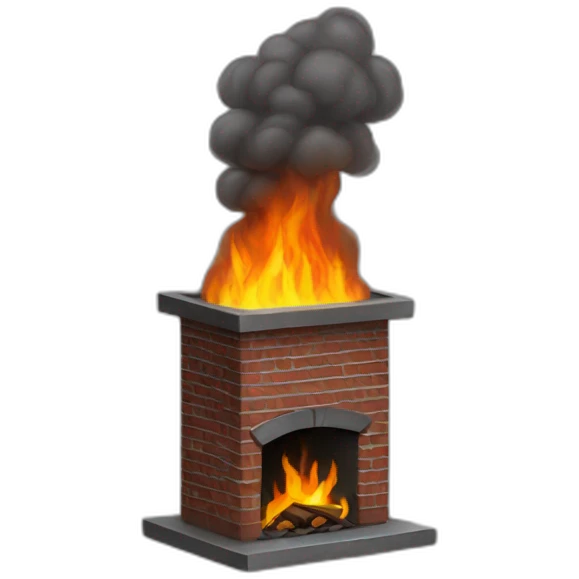 Chimney fire emoji