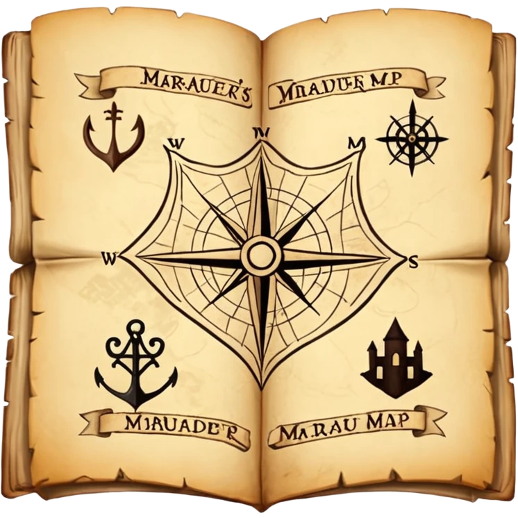 The Marauder's Map emoji