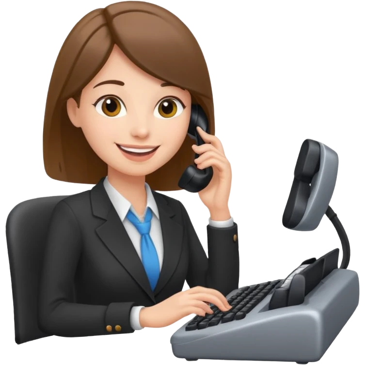 Administrative Assistant Typing And Answering Phones emoji