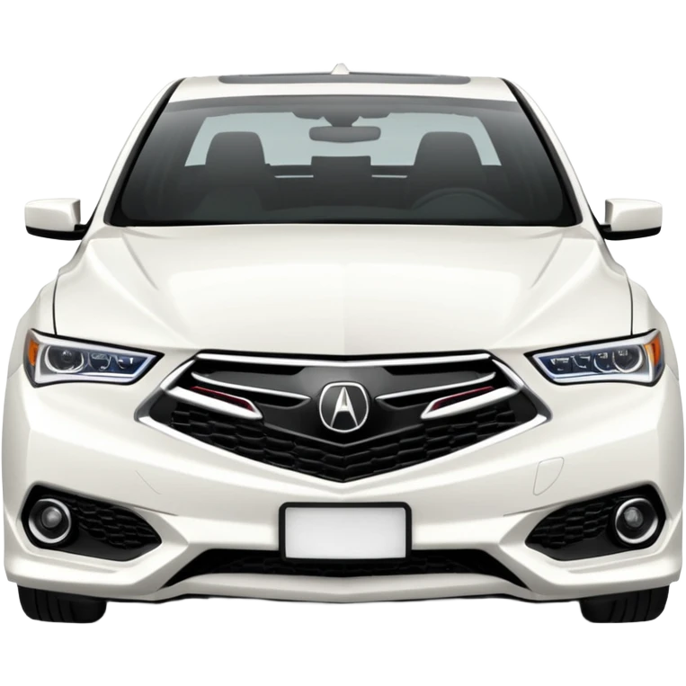 white 2020 acura tlx aspec  emoji