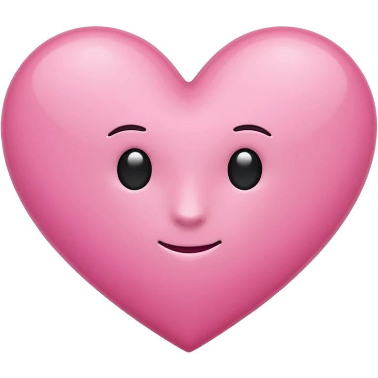 Coeur rose emoji