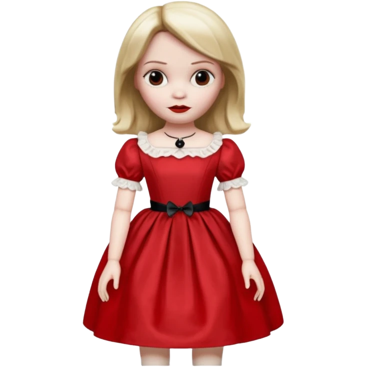 Annabelle doll from The Conjuring movie emoji