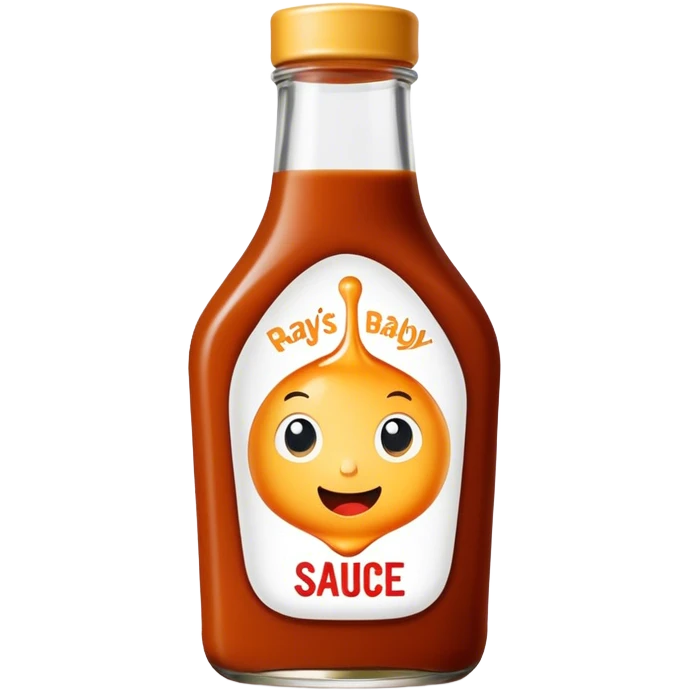 Sweet Baby Ray’s sauce brand bottle  emoji