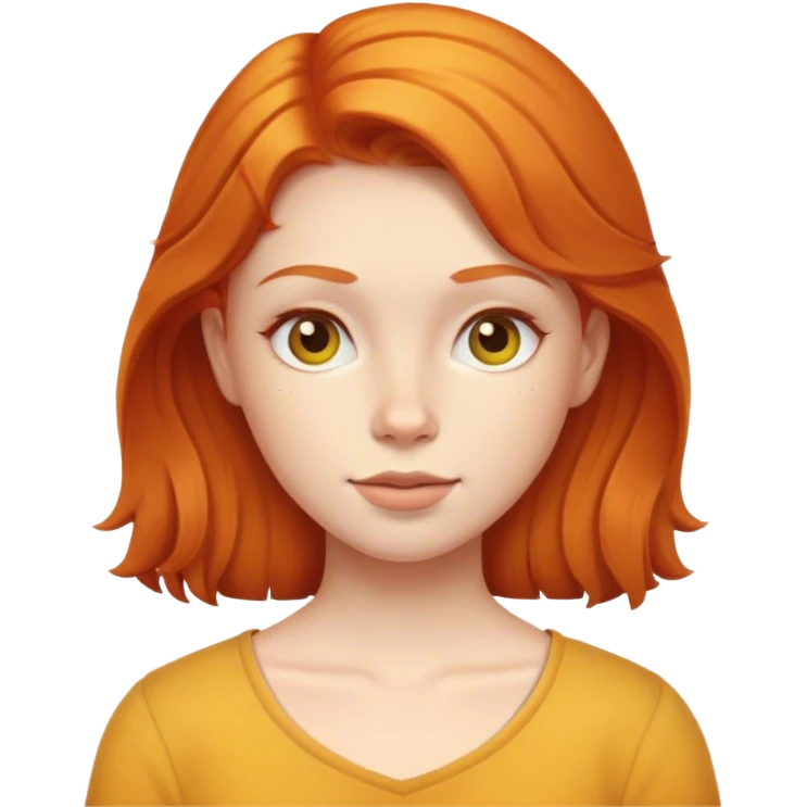 Sport ginger girl emoji