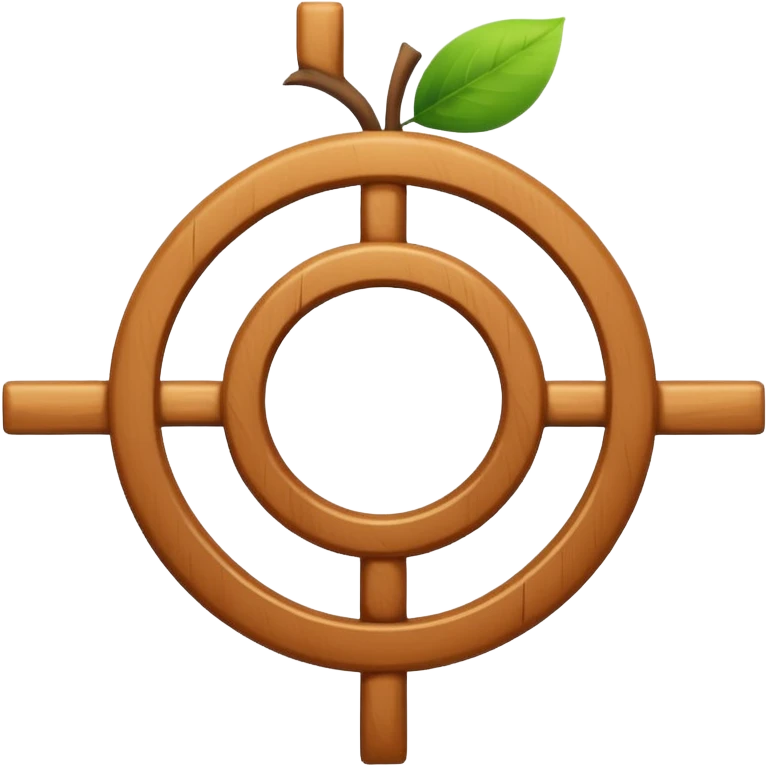 chakana symbol, extremely simple, white color, no shading, no gradients, apple emoji style emoji