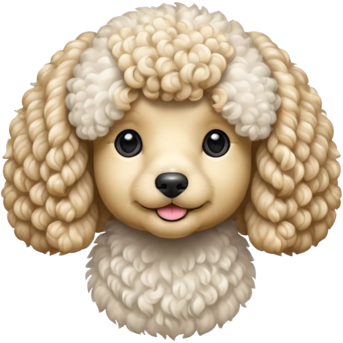 poodle blanco  emoji