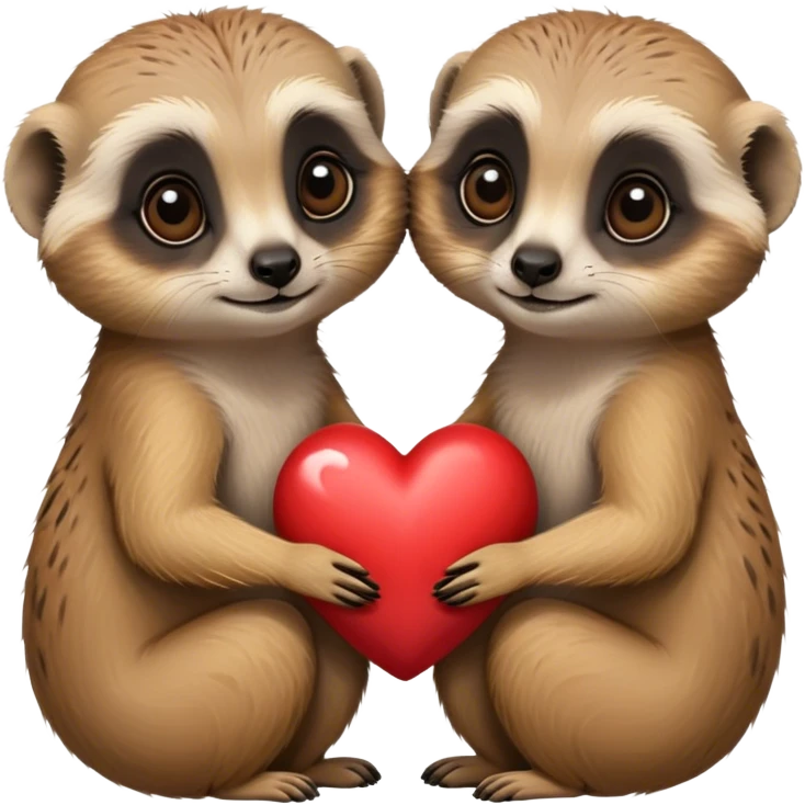 meercat hearts emoji