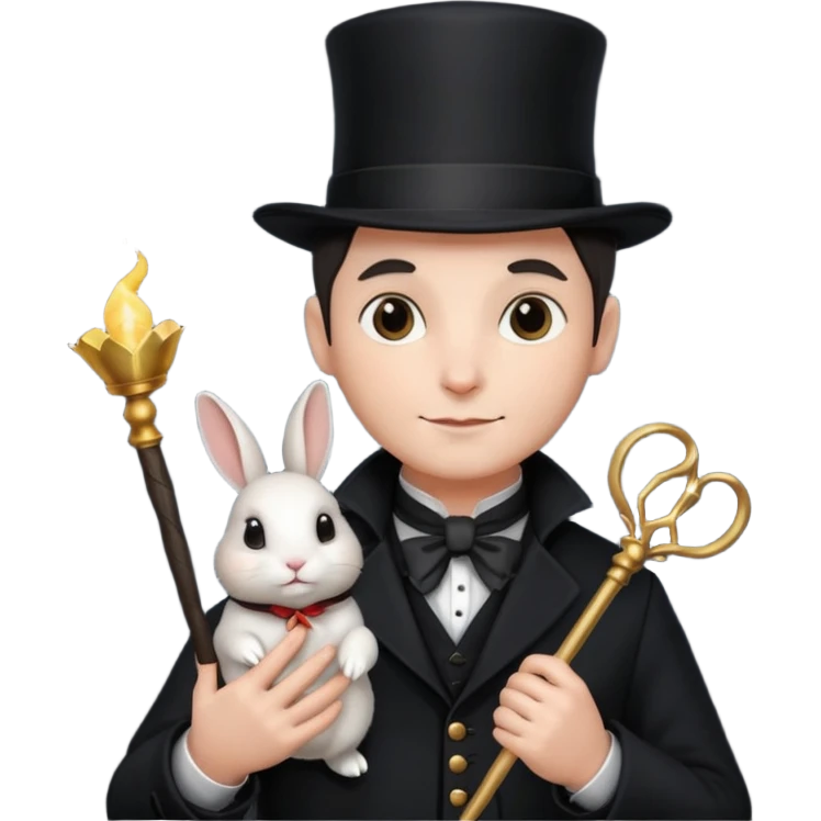 magician and pet emoji