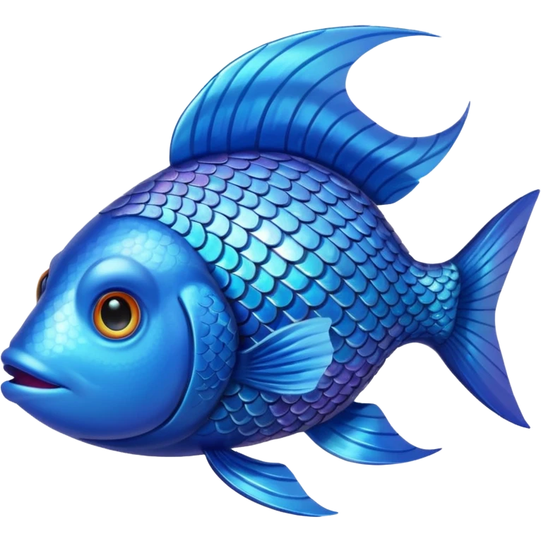 blue fish emoji