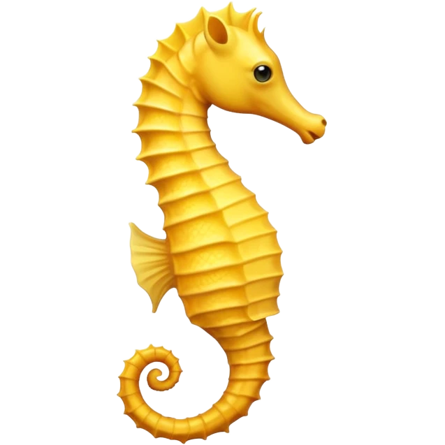 Yellow Seahorse  emoji