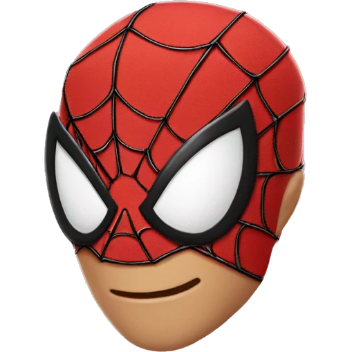 santa hat spider-man  emoji