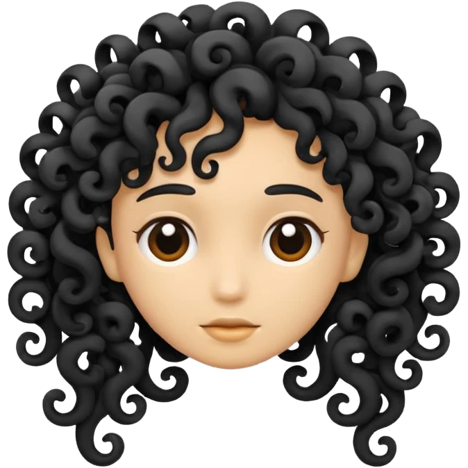 curls from behind emoji