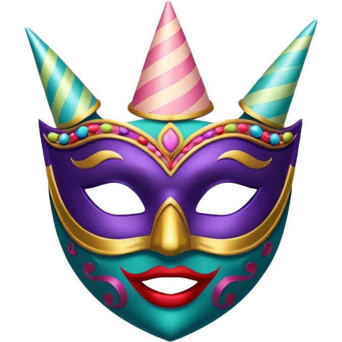 birthday mask emoji