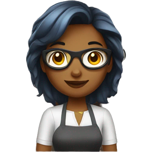 super hero restaurant girl emoji