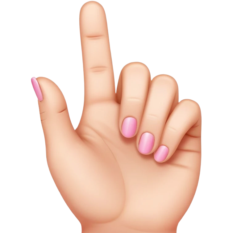 right hand with pinky finger up emoji
