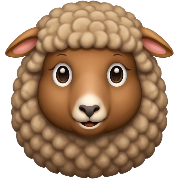 brown sheep emoji emoji
