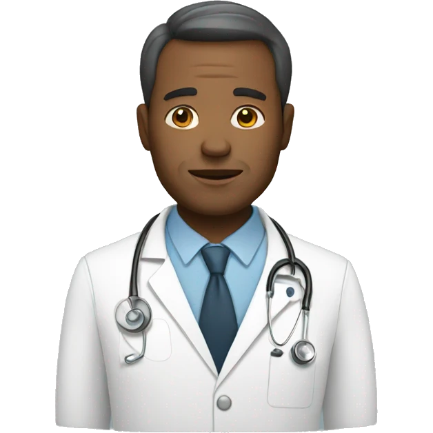 White Man Doctor emoji