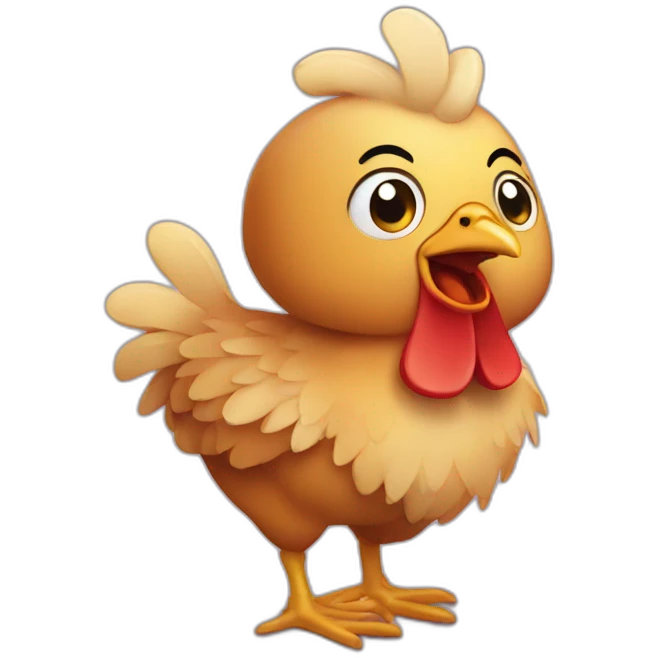 chicken emoji