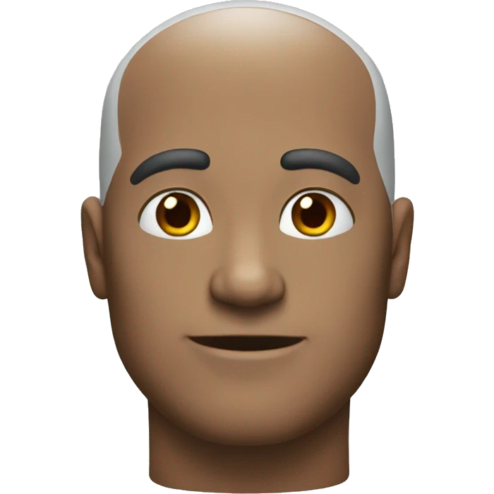 Make the man bald emoji