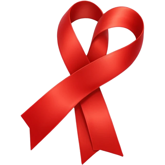 red ribbon emoji