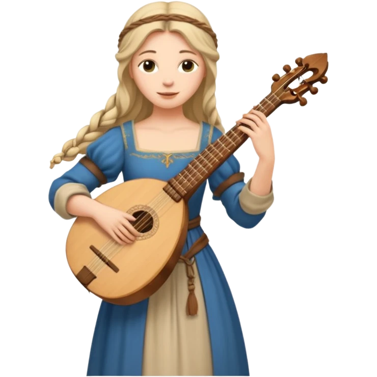 medieval bard woman emoji