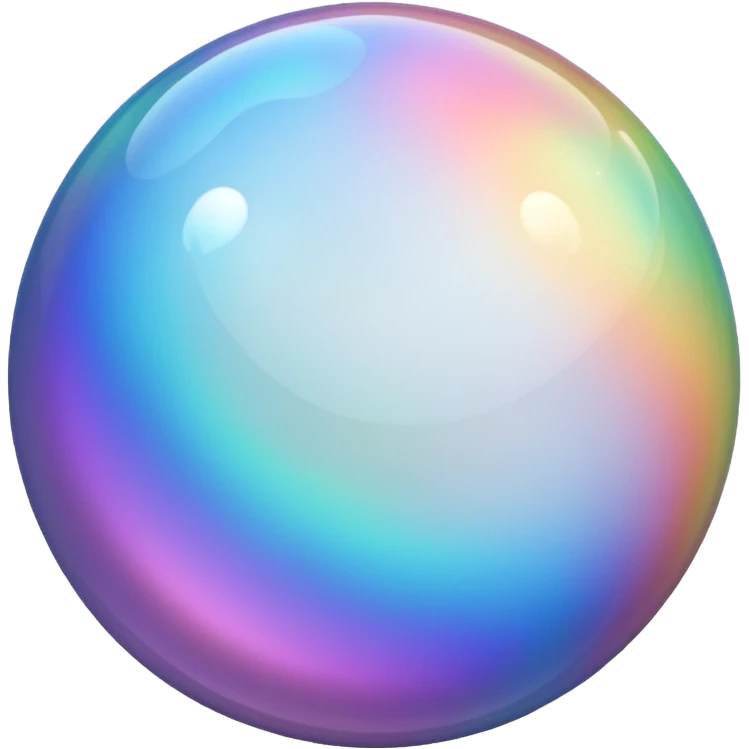 white bubble emoji