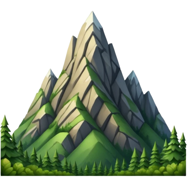 mountain green  emoji