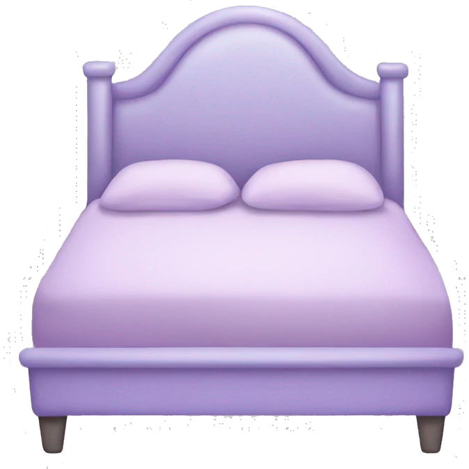 pastel purple bed emoji