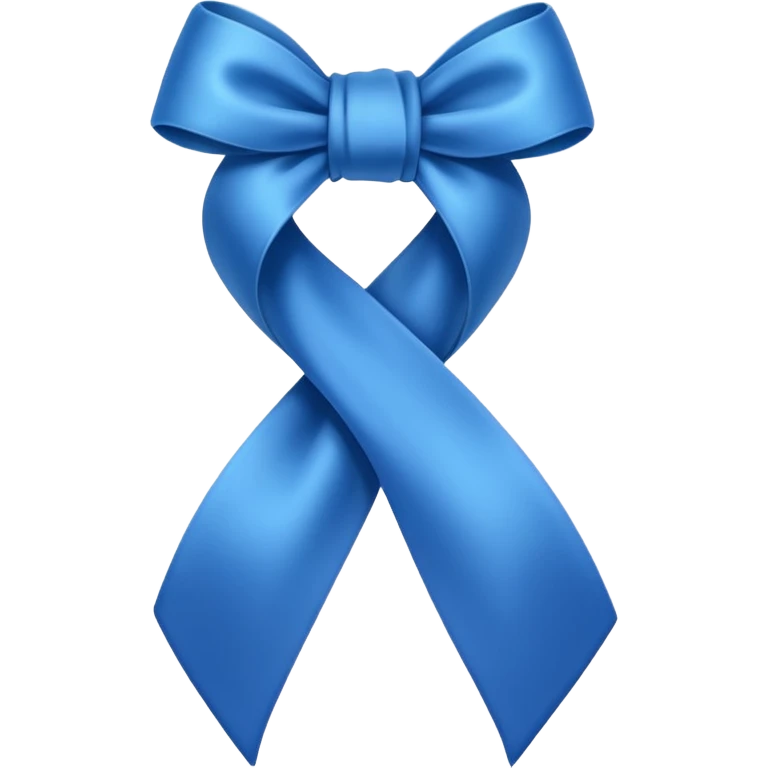 Laço azul  emoji