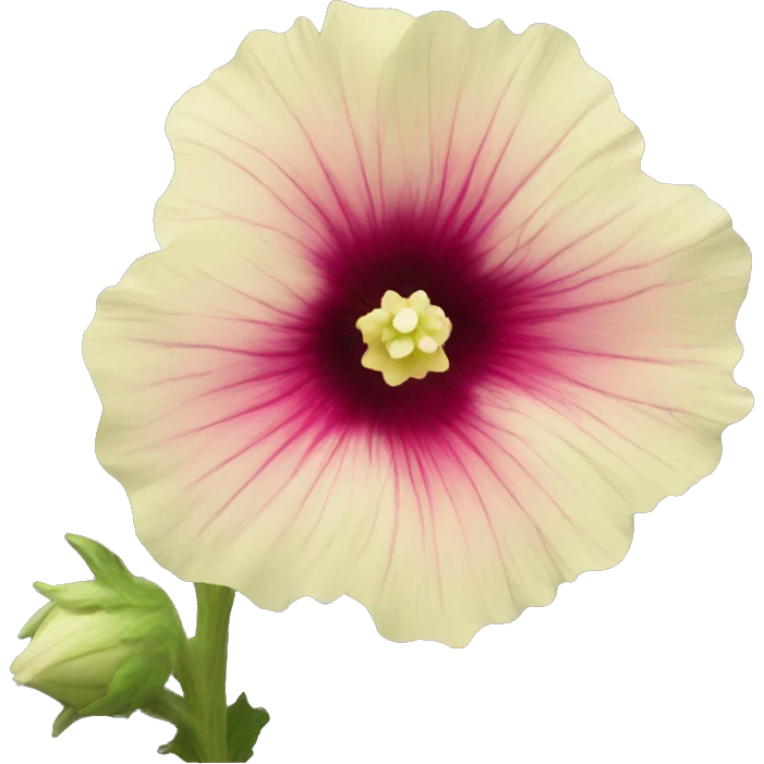 hollyhock flower emoji