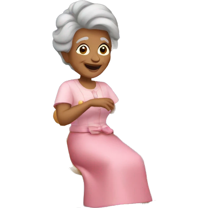 grannies on the carousel emoji