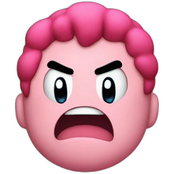 Kirby angry german emoji