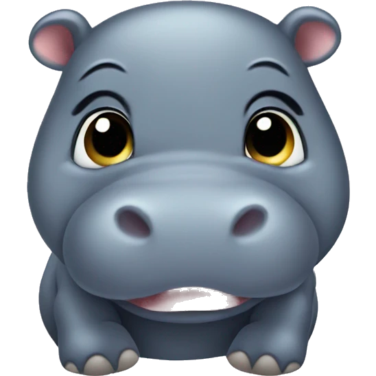 Baby hippo emoji