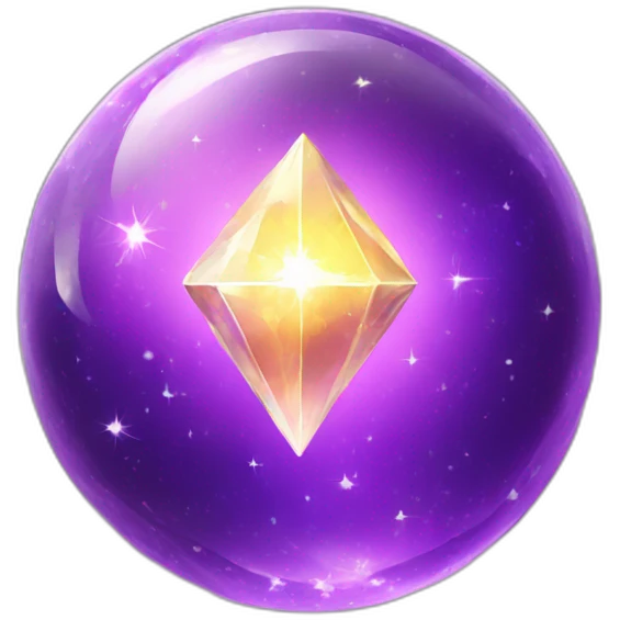Crystal Magic Orb emoji