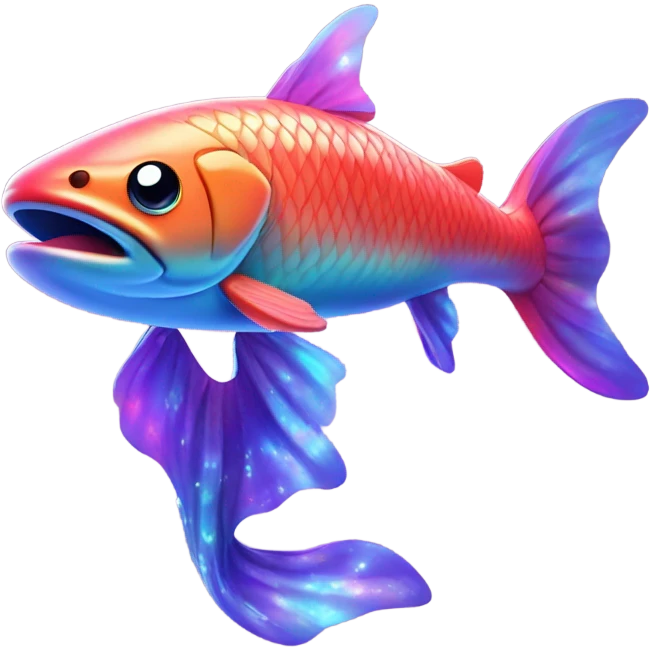 Salmon from space emoji