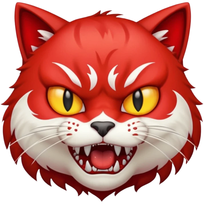 angry blood cat emoji